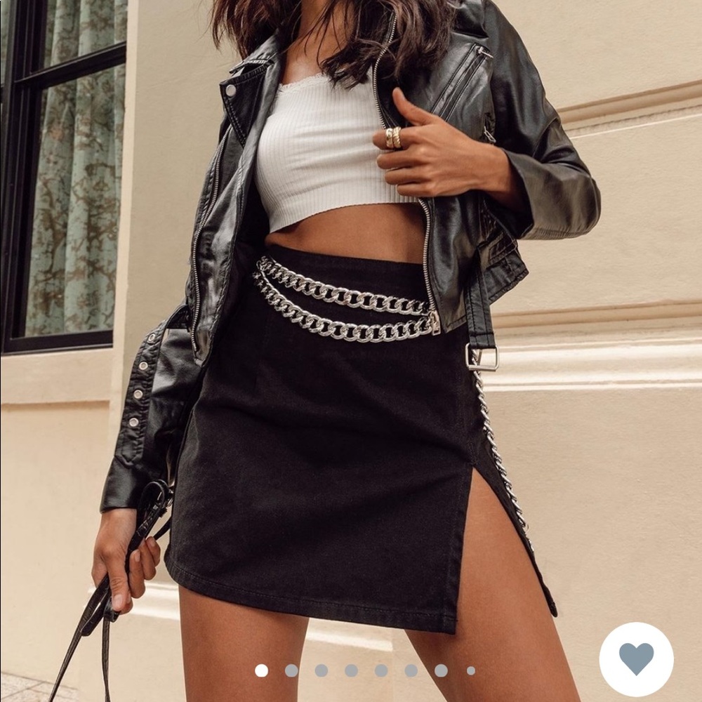 Princess polly Lola skirt black